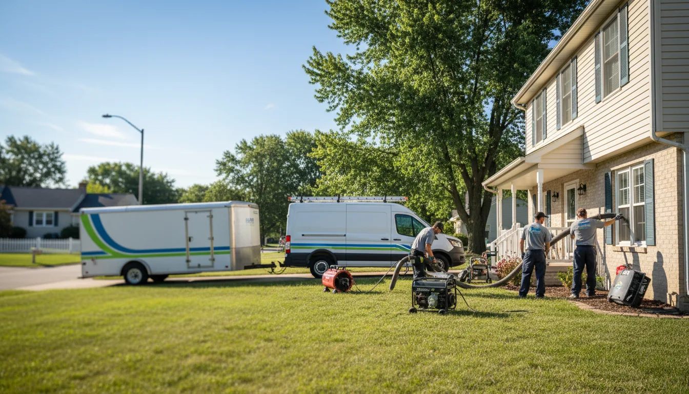 Flooded Basement Restoration And Cleanup With Repair in Opolis, KS near me